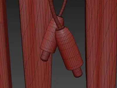 Straw Single Waterfall by Serip 3D model