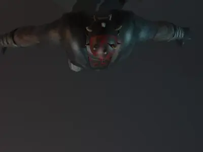 Darth Maul Clone Wars Low-poly 3D model