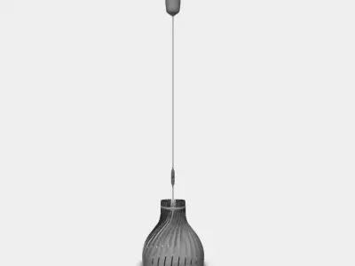 Suspension Volupte M by lairial luminaire bordeaux Free 3D model