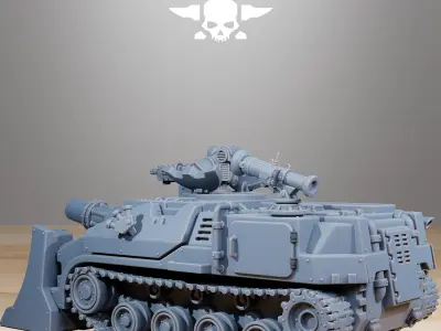 Socratis Vanguard Tank 3D print model