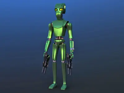 Robot Alien 3D model