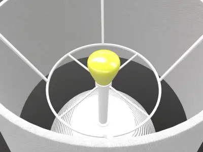 Brubaker Lampe de Table 3D model