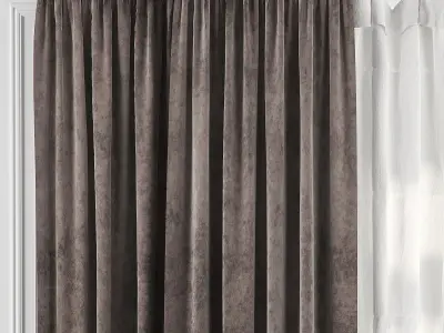 Curtain Set 19 3D model