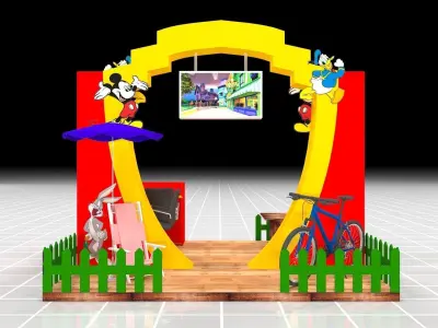 Mall Podiums 3D model