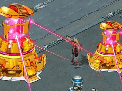 Rotating turret - flame type 03 3D model