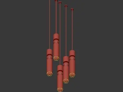 Fulcrum by Lee Broom Brass 3D model