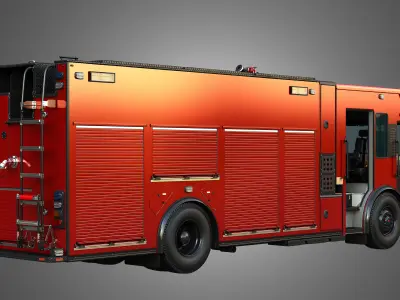 Ferrara Fire Apparatus - MVP Rescue Pumper 3D model