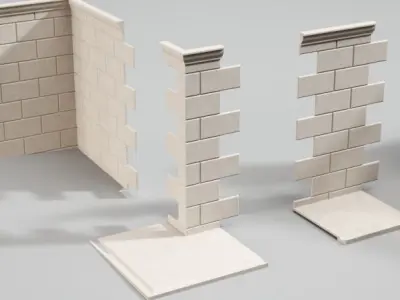 Entrance stair 3D model