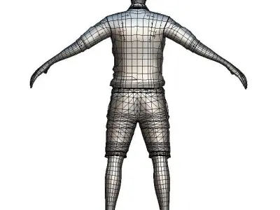 Cartoon High Poly Subdivision Avatar 015 Low-poly 3D model