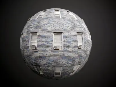Brick Building Seamless PBR Texture Texture purchase