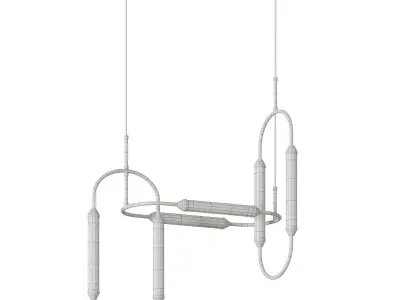 Giopato Coombes CIRQUE chandelier By LaLume  3D model