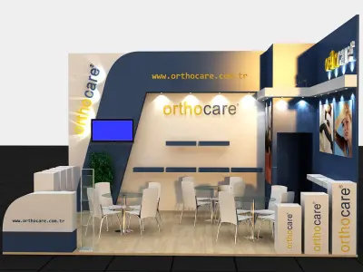 Orthocare Exhibition Stand 3D model