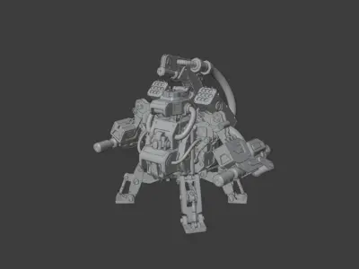 JHK Futuristic Robot 101 3D model