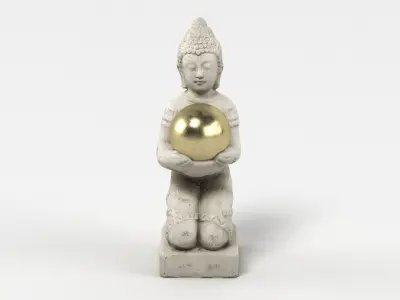 Buddha Statue Collection 3D model