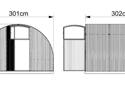 Greenhouse plant hanging 3D model