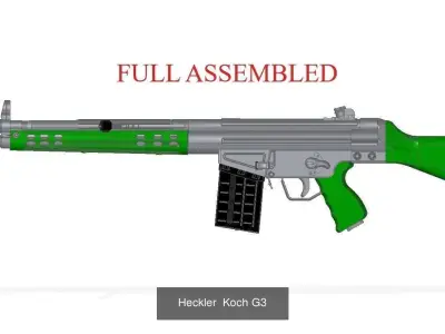 Heckler and Koch 3D Model Pack