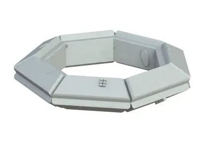 Sci Fi Object No 3955 Low Poly Low-poly 3D model