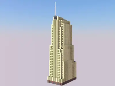 NBC Tower Chicago 3D print model