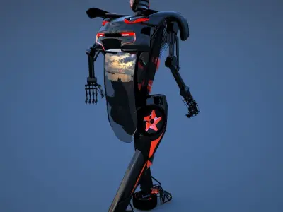 Robot sci-fi 3D model