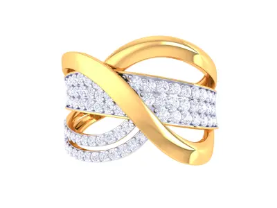   Women Ring MTL 3dm STL OBJ FBX Details 3D print model 4