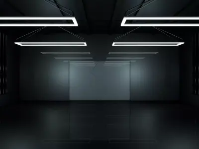 Futuristic Interior 3D model purchase