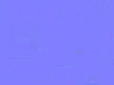 Modern Executive Office 3D Model Interior Set Low-poly 3D model