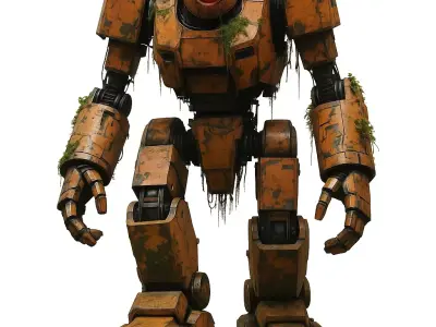 forest guardian Low-poly 3D model