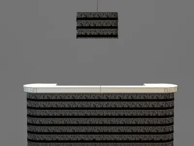 bar counter Le Bar Baccarat La Maison 3D model