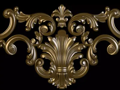 dekor ornament 3D model 145