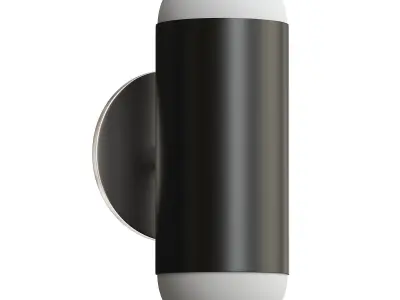 Soft Black Kira 2 Light Wall Sconce 3D model