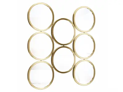 Mirror in a metal frame GZ-M1072 3D model