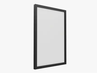 Billboard vertical mockup 01 3D model