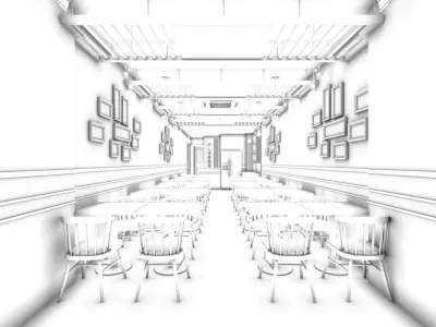 Business - Food Beverage 7-0103 3D model