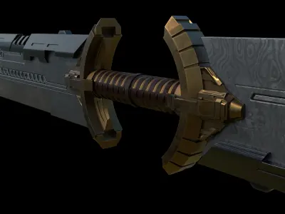 Thanos Double Edged Blade llSS3Dll 3D model