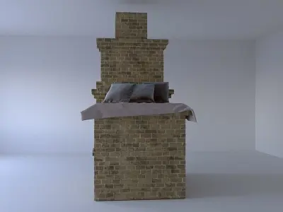 Russian oven 3D model