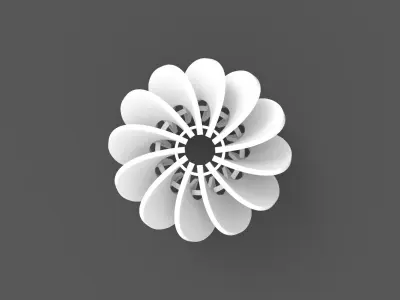 Suspension Light Lamp 3D print model