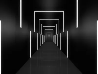 Futuristic Coridor 3D model