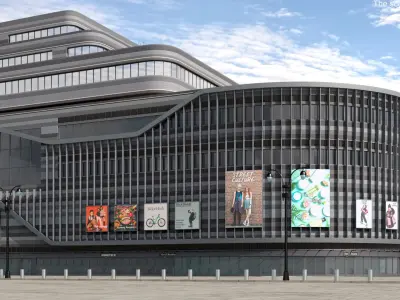  Modern Shopping Mall Complex 