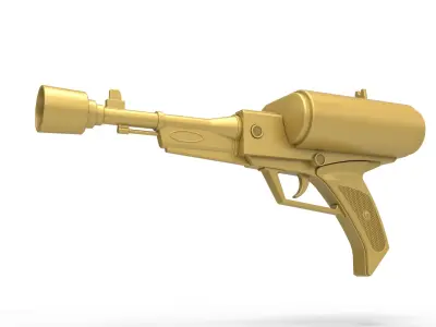 Laser pistol of Golden Man from Lost in Space TV series 1965 3D print model
