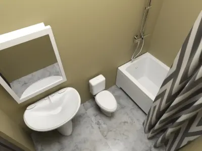 House Interior Free 3D model purchase
