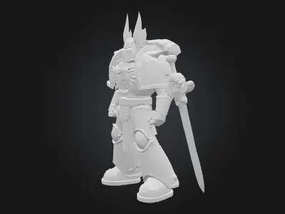 Silver Knight Sentinel 3D model