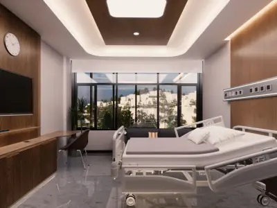 Hospital Building - General Hospital 3D model