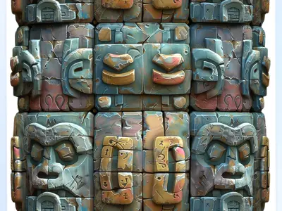 Stylized Wall Seamless Texture Texture