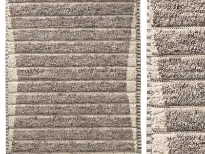 AZROU WOOL RUG 3D model