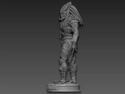 Predator Swordsman 3D print model