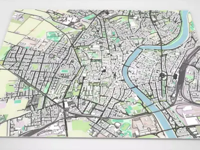 Cityscape Pisa Italy 3D model