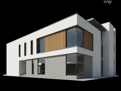 Modern Villa Design 019 3D model