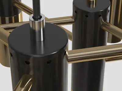 Lampatron IKE 19 lamps 3D model