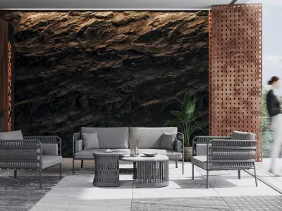 Modern Outdoor Furniture Scene 3D model