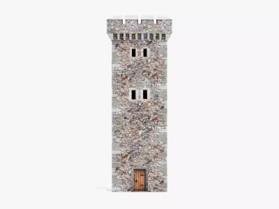 -Medieval Tower V1- 3D model